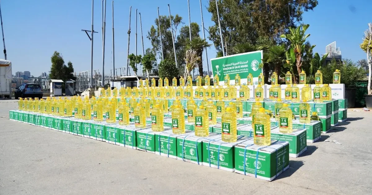 KSrelief provides 191 food baskets to families in Lebanon - Main Image