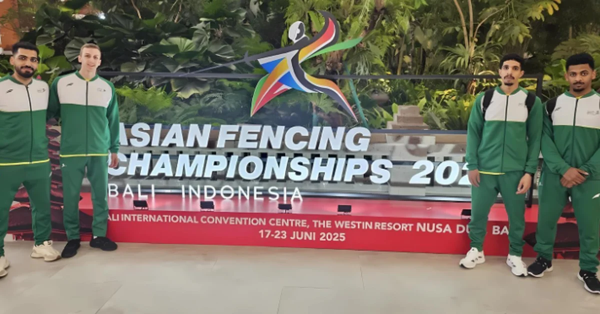 Saudi Fencing Team Starts Sabre Campaign at Asian Championship - Main Image