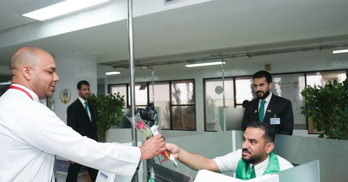 First Group of Moroccan Pilgrims Leaves for Saudi Arabia under Makkah Route Initiative - Main Image