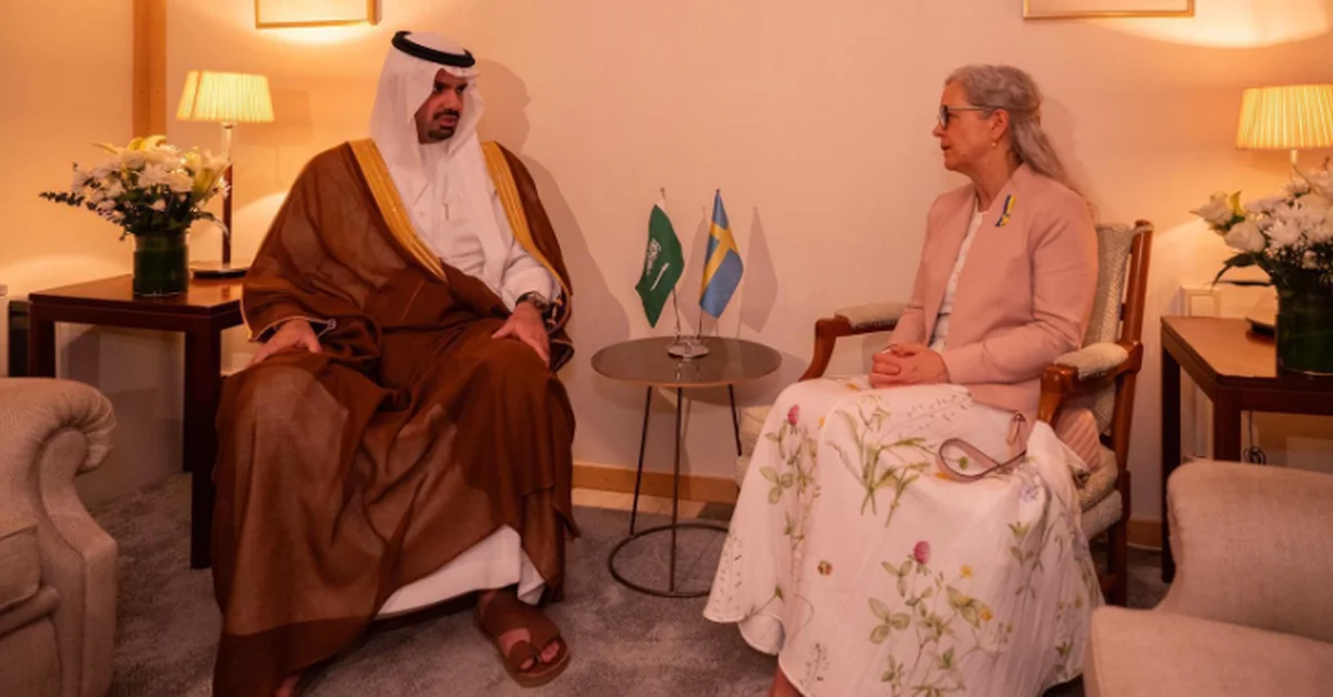 On Behalf of Riyadh Governor, Mayor Attends Swedish Embassy National Day Reception - Main Image