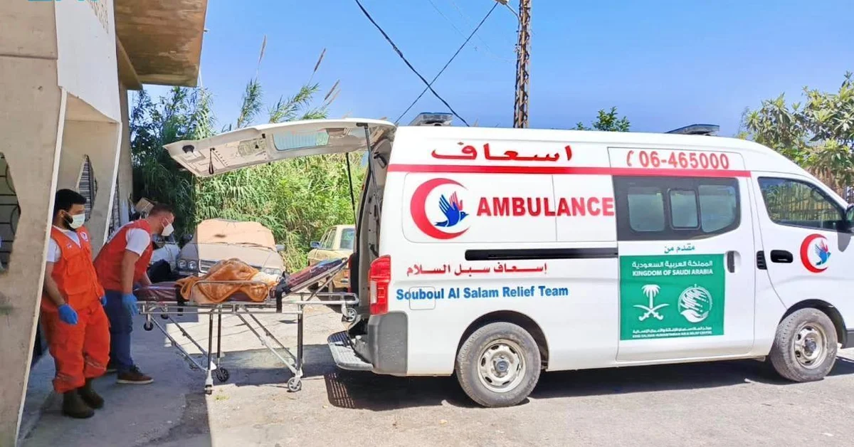 Miniyeh Ambulance Carries Out 31 Missions Last Week with Support from KSrelief - Main Image