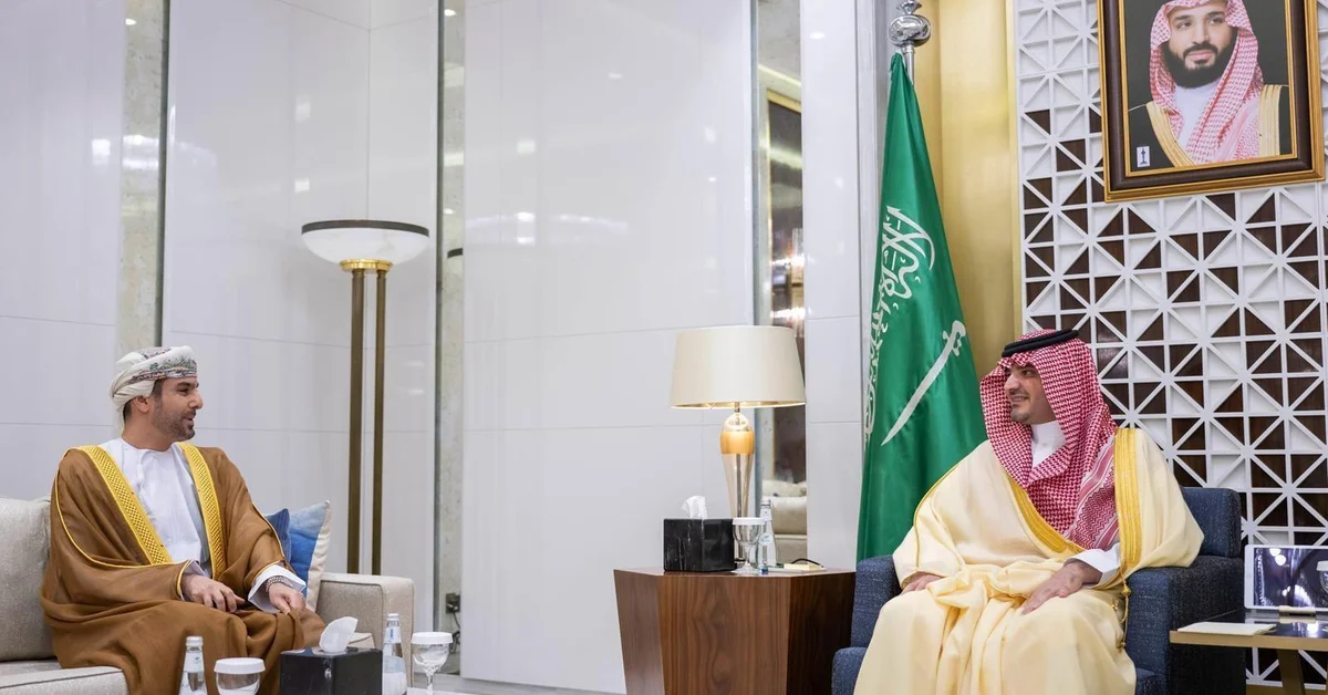 Minister of Interior Receives Newly Appointed Omani Ambassador to Saudi Arabia - Main Image