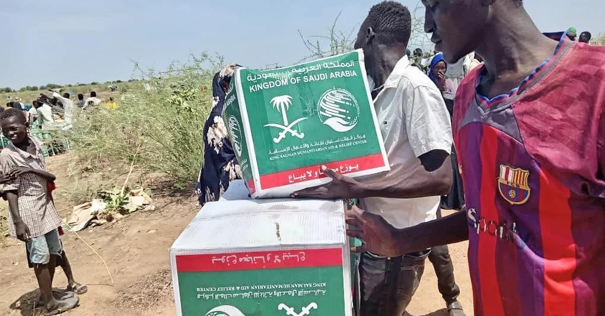 KSrelief Distributes 1,500 Food Baskets in Sudan's Blue Nile State - Main Image