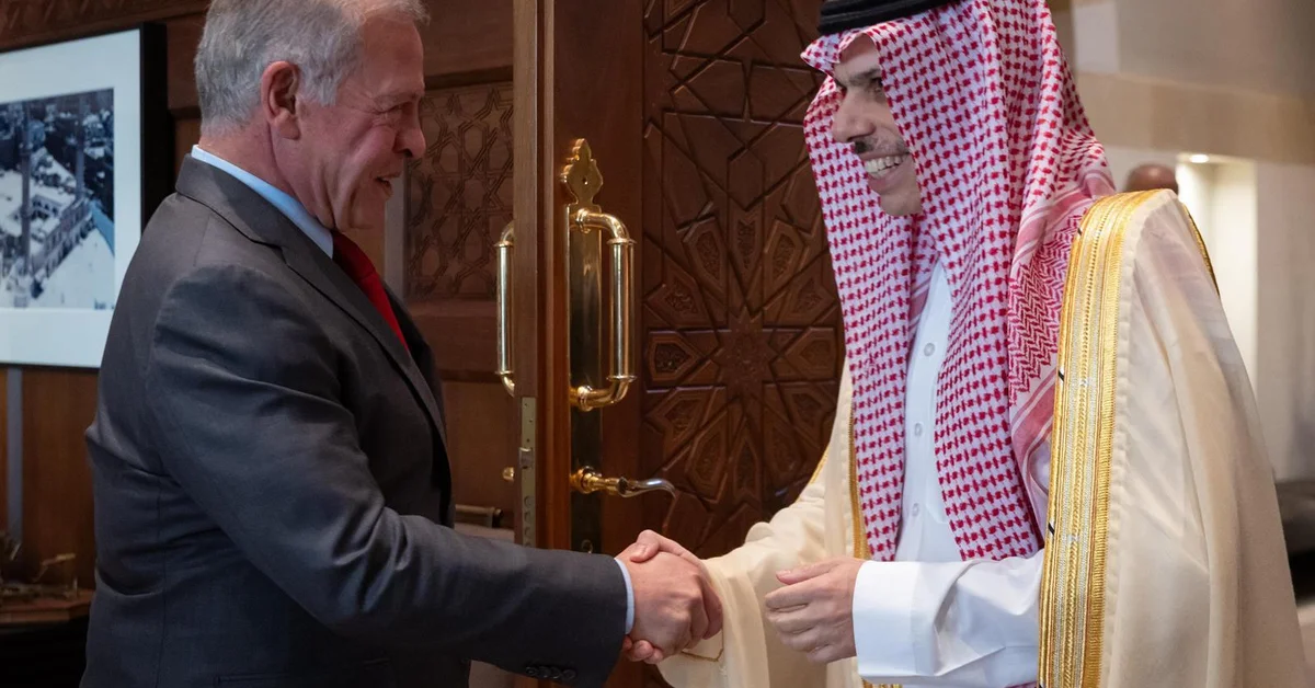 King of Jordan Receives Members of Arab-Islamic Ministerial Committee on Gaza - Main Image