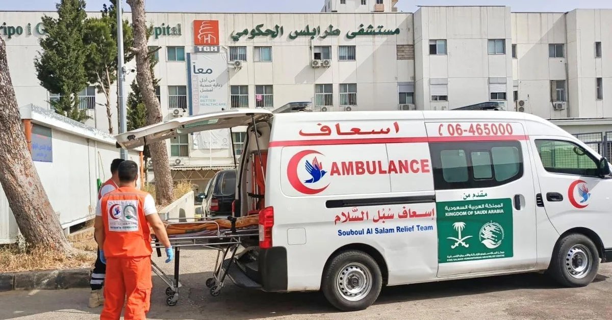 Miniyeh Ambulance Unit Carries Out 42 Missions Last Week with KSrelief Support - Main Image