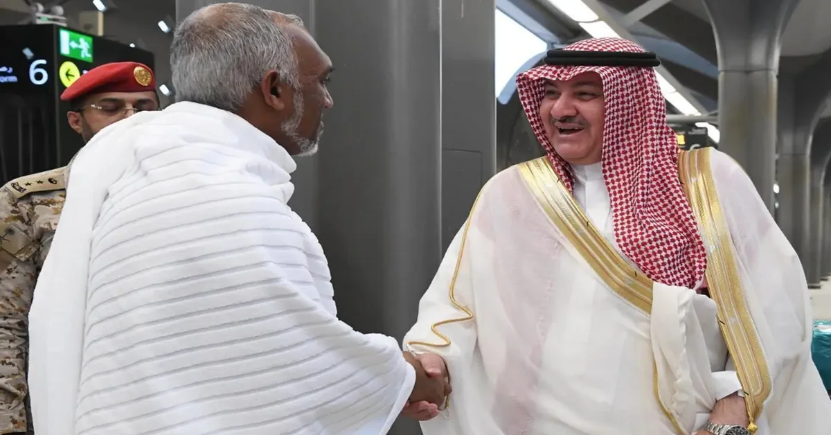 Maldives President Departs from Madinah - Main Image