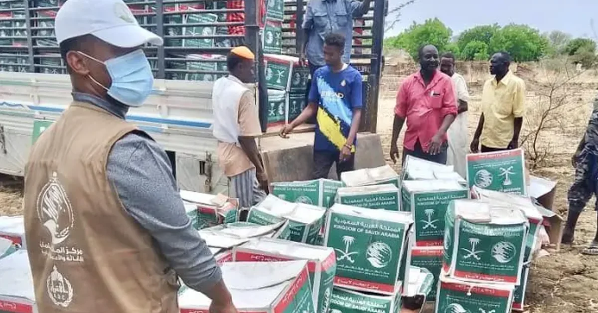 KSrelief Distributes 825 Food Baskets in Sudan’s Blue Nile Region - Main Image