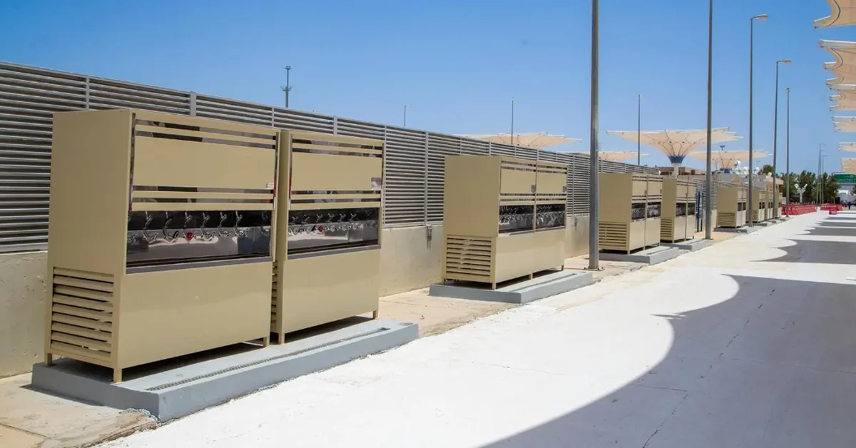 New water supply system at Namirah Mosque serves up to 140,000 pilgrims per hour - Main Image
