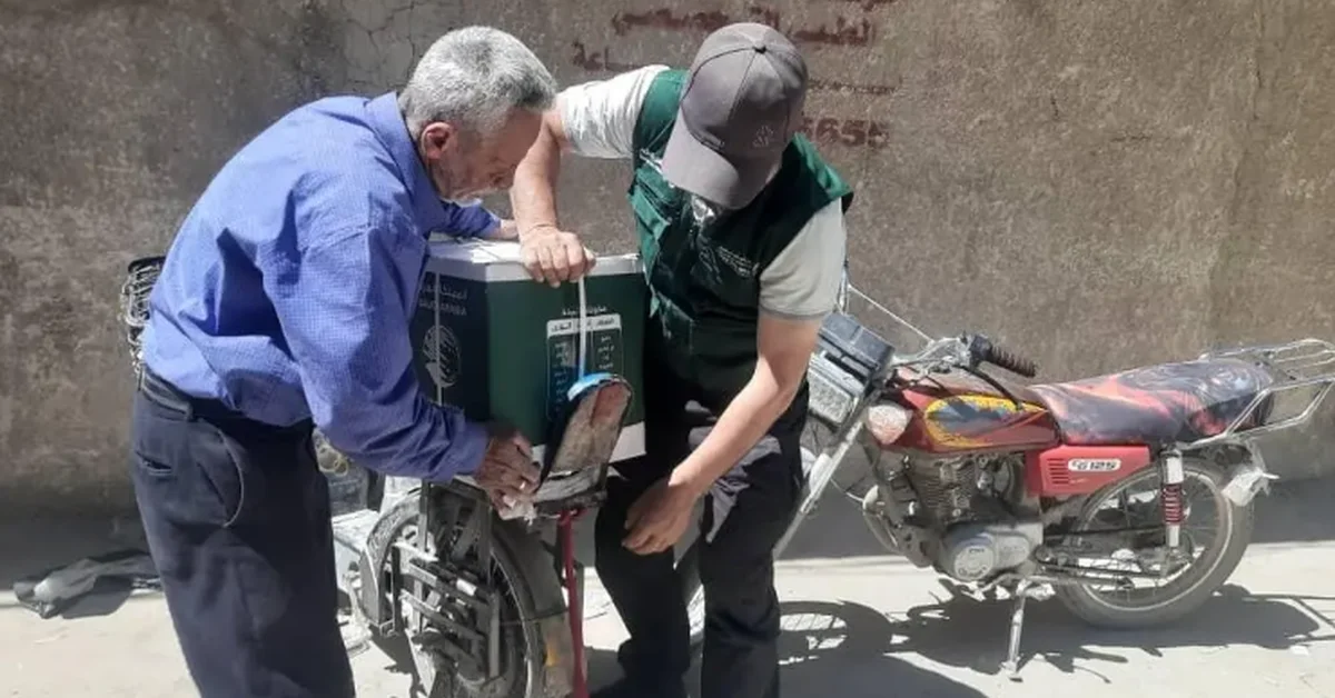 KSrelief distributes 1,910 food baskets in Syria’s Rif Dimashq - Main Image