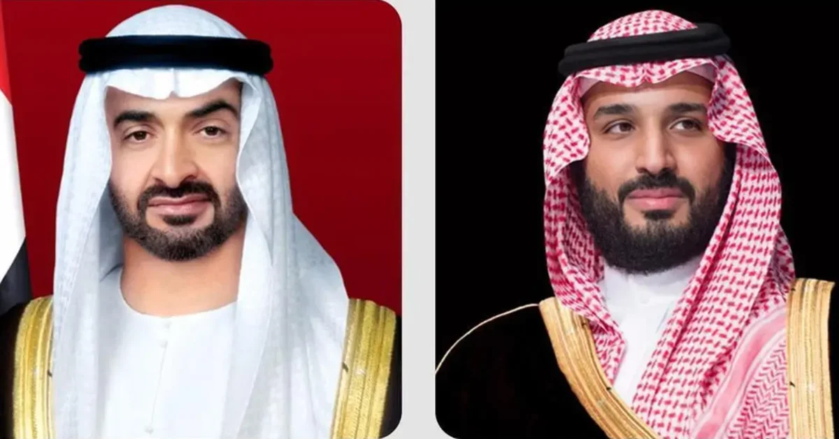 Crown Prince and UAE President exchange Eid greetings - Main Image