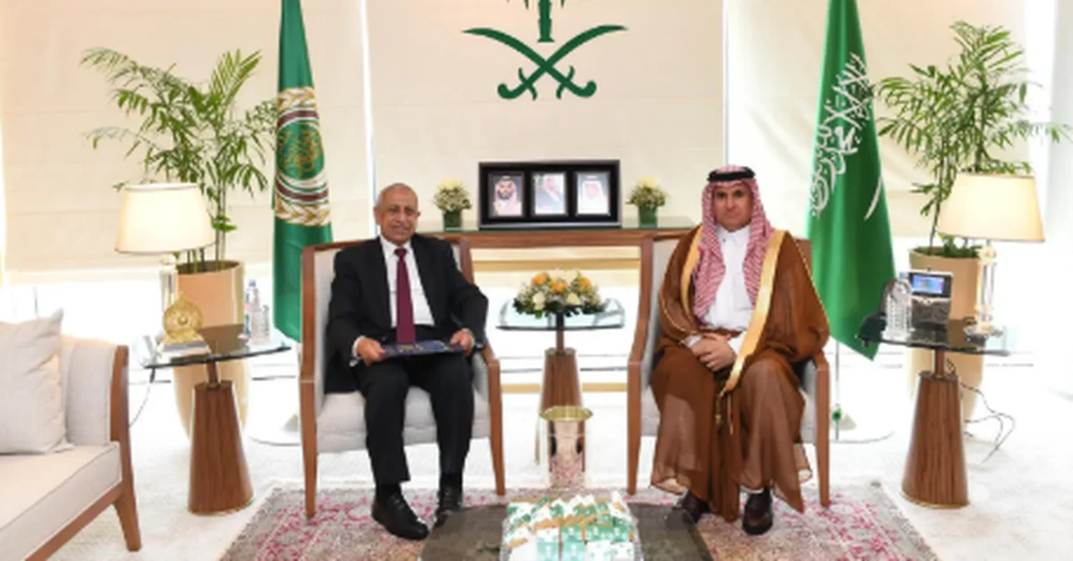 Saudi Permanent Representative to Arab League Meets with Arab Academy President - Main Image