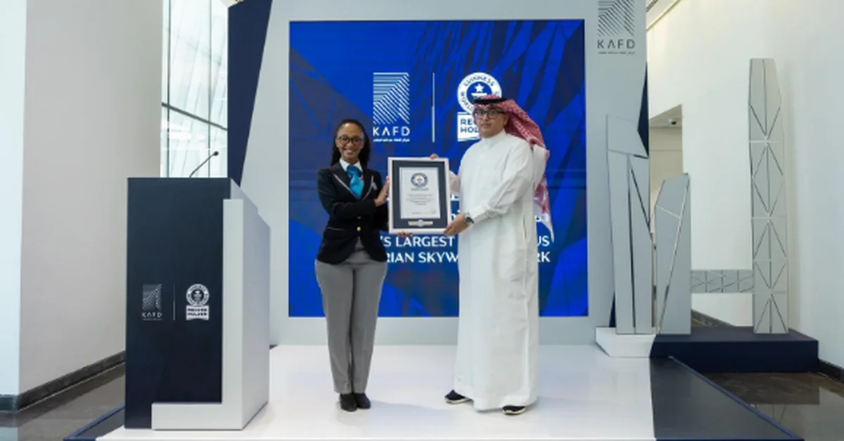 KAFD Receives Guinness World Record for World’s Largest Continuous Pedestrian Skywalk Network - Main Image