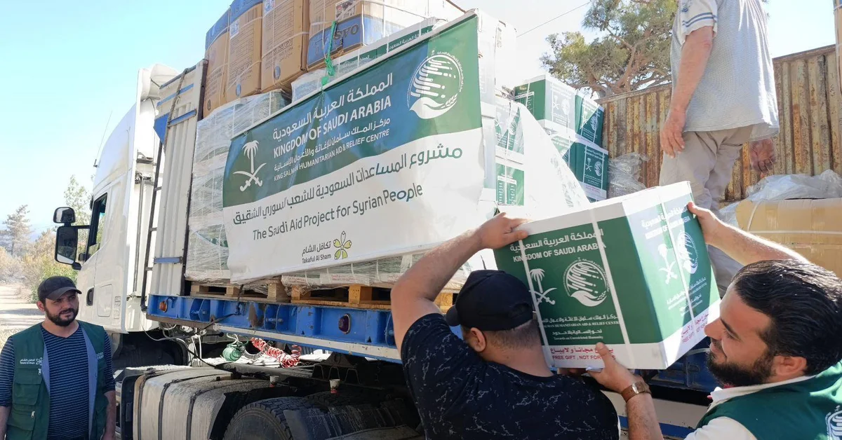 KSrelief Distributes Food Baskets, Shelter Kits to Fire-Affected Families in Latakia - Main Image