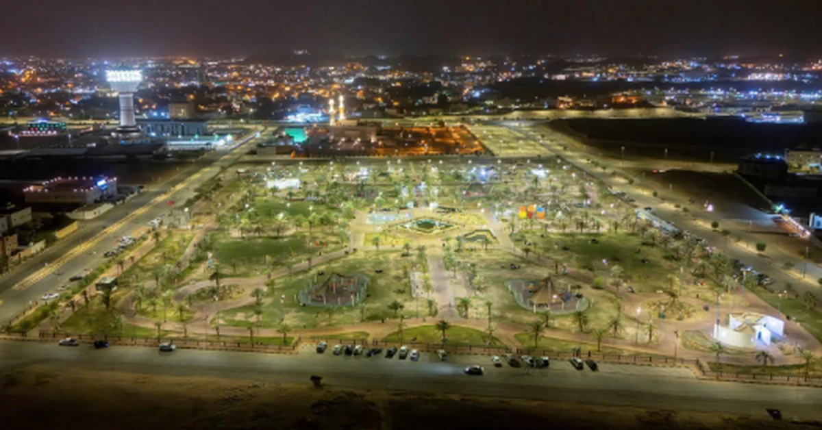 Parks, Gardens in Al-Jouf Attract Youth During Pleasant Evenings - Main Image