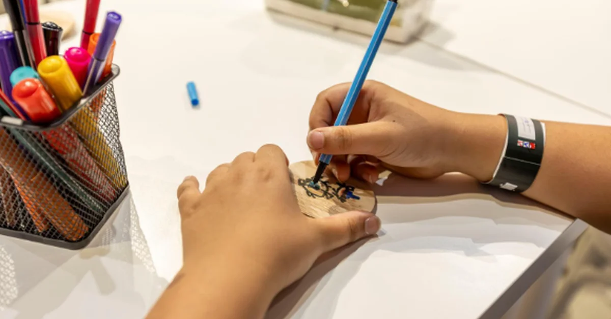 Young Visitors Engage with Little Craftsman Pavilion at Almadinah Book Fair - Main Image