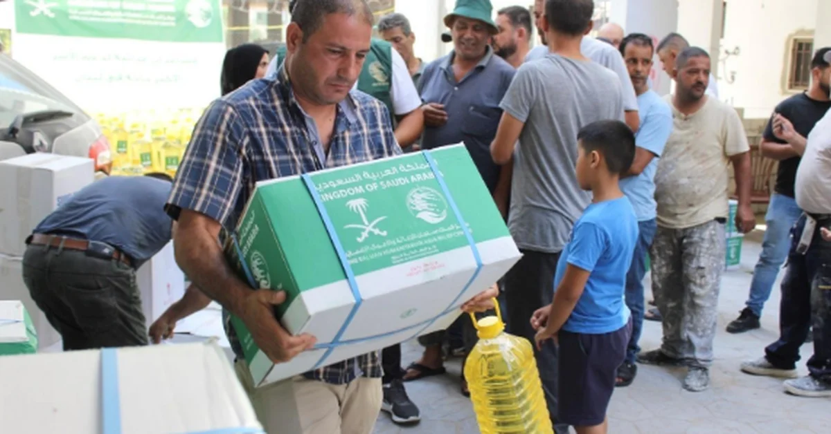 KSrelief Distributes 504 Food Baskets in Lebanon’s Saida - Main Image