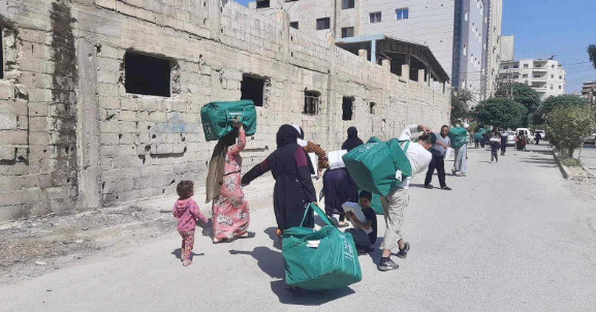 KSrelief Distributes 540 Shelter Bags in Syria's Rural Damascus - Main Image