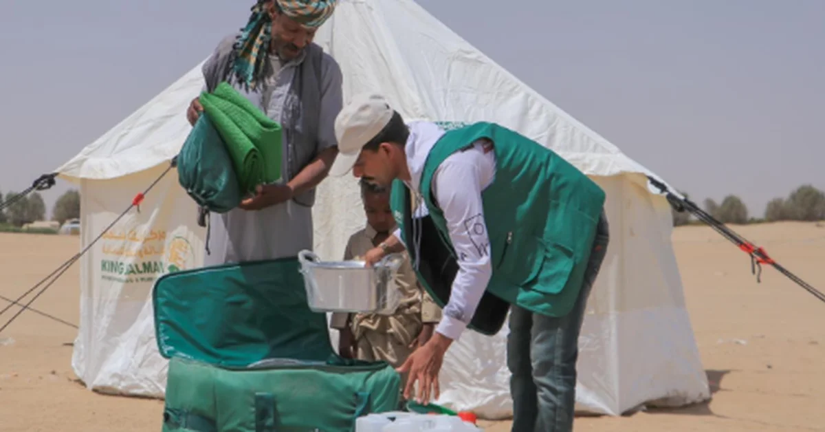 KSrelief Distributes Emergency Shelter Aid in Yemen's Marib - Main Image
