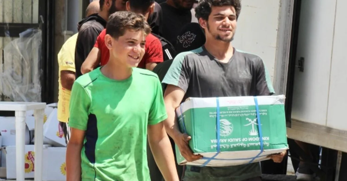 KSrelief Distributes 405 Food Baskets to Displaced Syrians in Marjayoun, Lebanon - Main Image