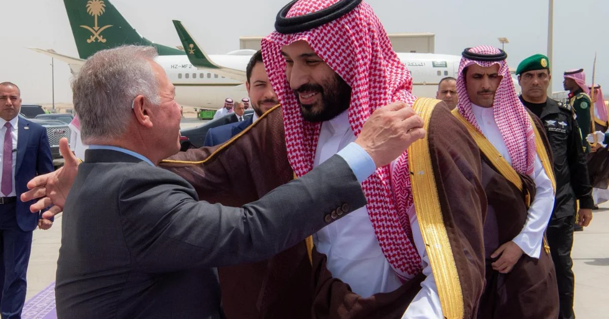 HRH the Crown Prince Bids Farewell to Jordan's King in NEOM - Main Image
