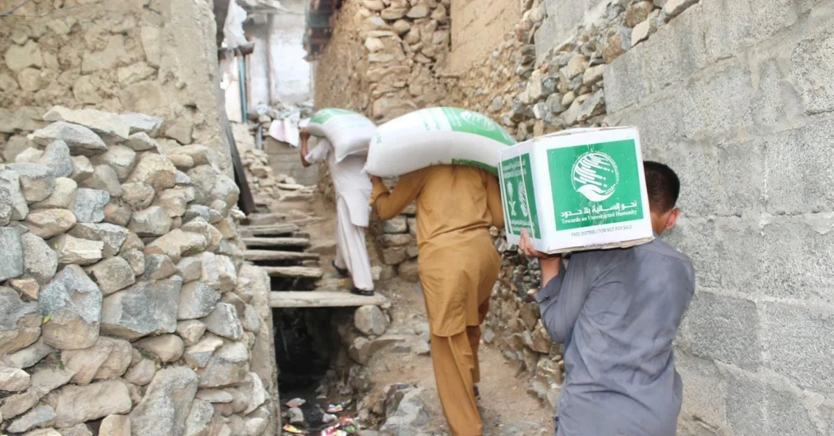 KSrelief Distributes 2,300 Food Baskets in Pakistan - Main Image