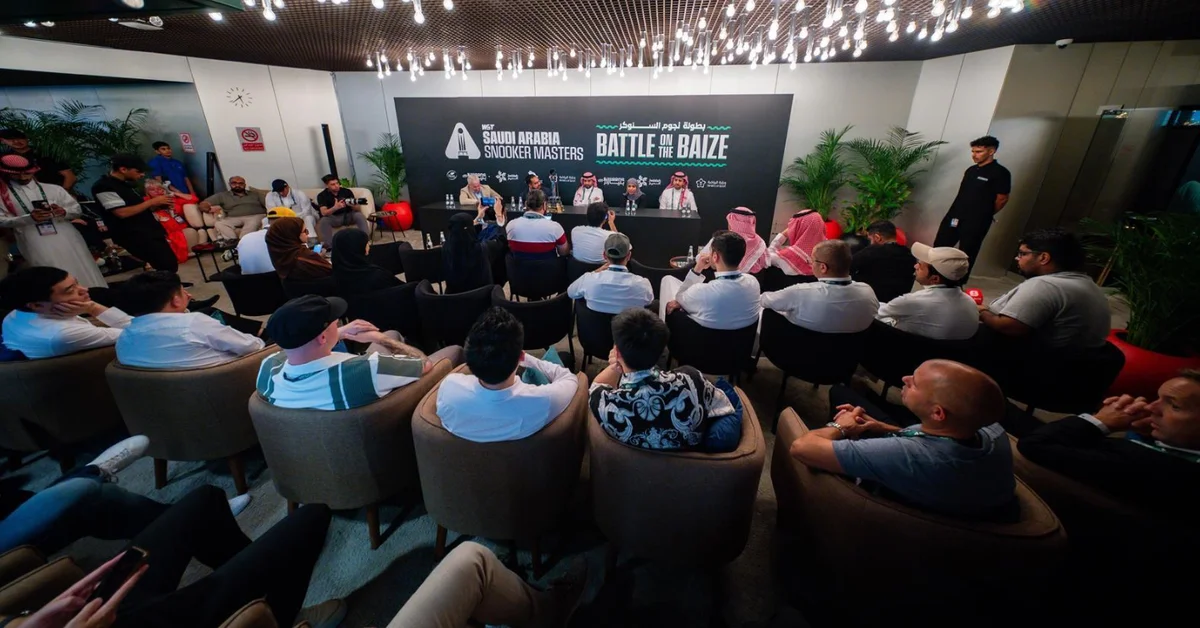 Press Conference of Saudi Arabia Snooker Masters Held in Jeddah - Main Image