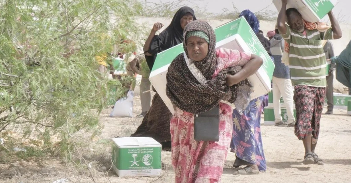 KSrelief Delivers Food Aid to 6,600 People in Somalia's Middle Shabelle - Main Image