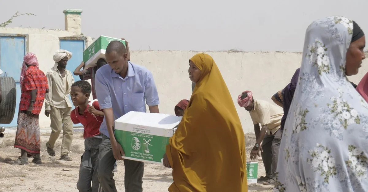 KSrelief Distributes 945 Food Baskets in Somalia - Main Image