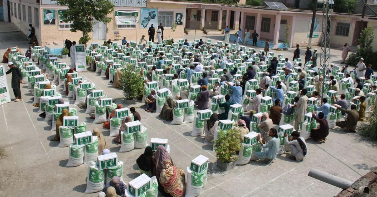 KSrelief Distributes 2,200 Food Baskets across Pakistan - Main Image