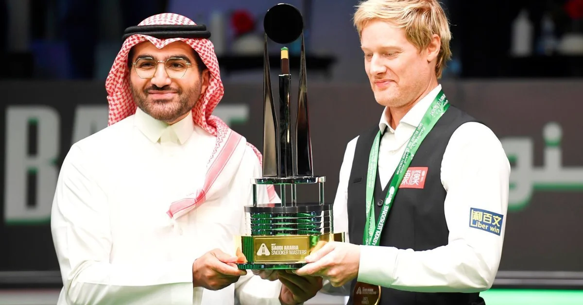 Vice Minister of Sport Crowns Neil Robertson as 2025 Snooker Masters Champion - Main Image