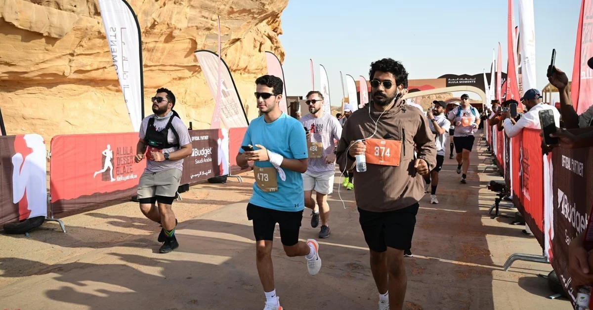 Over 500 Runners from Saudi Arabia and Beyond Brave the Challenge at AlUla Desert Blaze - Main Image