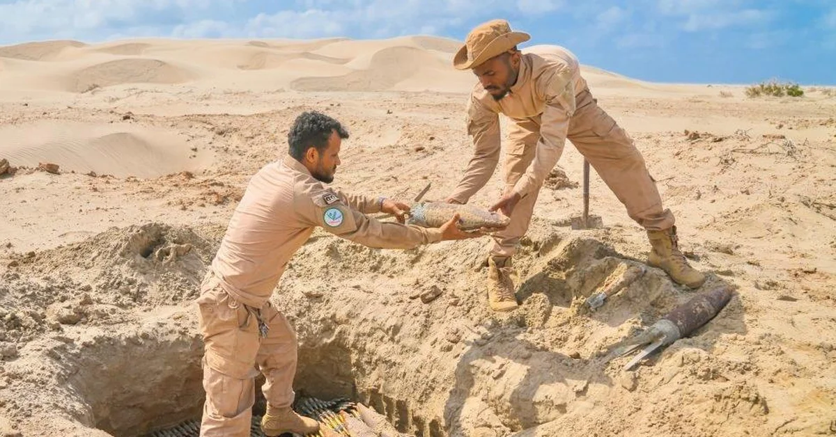 KSrelief's Masam Project Clears 828 Mines in Yemen in One Week - Main Image