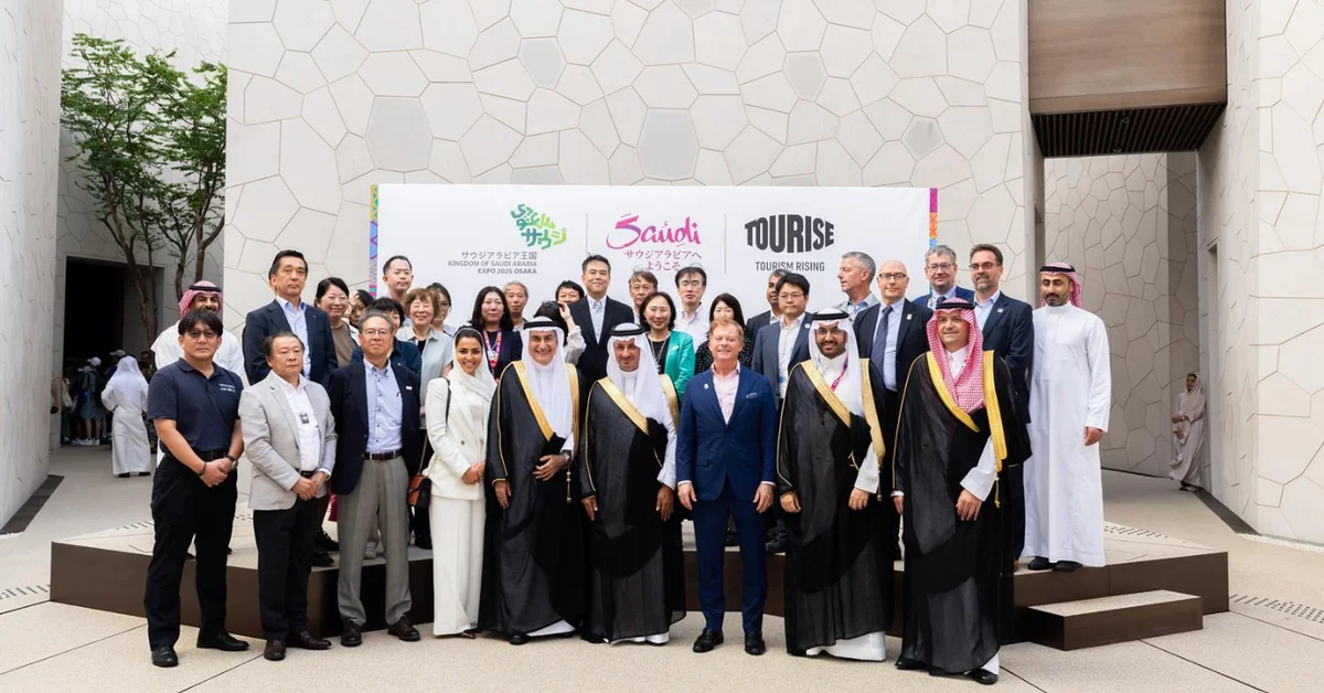 Tourism Minister Visits Saudi Pavilion at Osaka Expo and Meets His Japanese Counterpart - Main Image