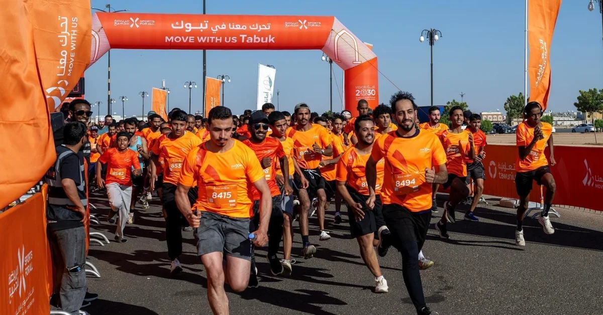 Massive Turnout at Tabuk Sports Event to Boost Community Health - Main Image