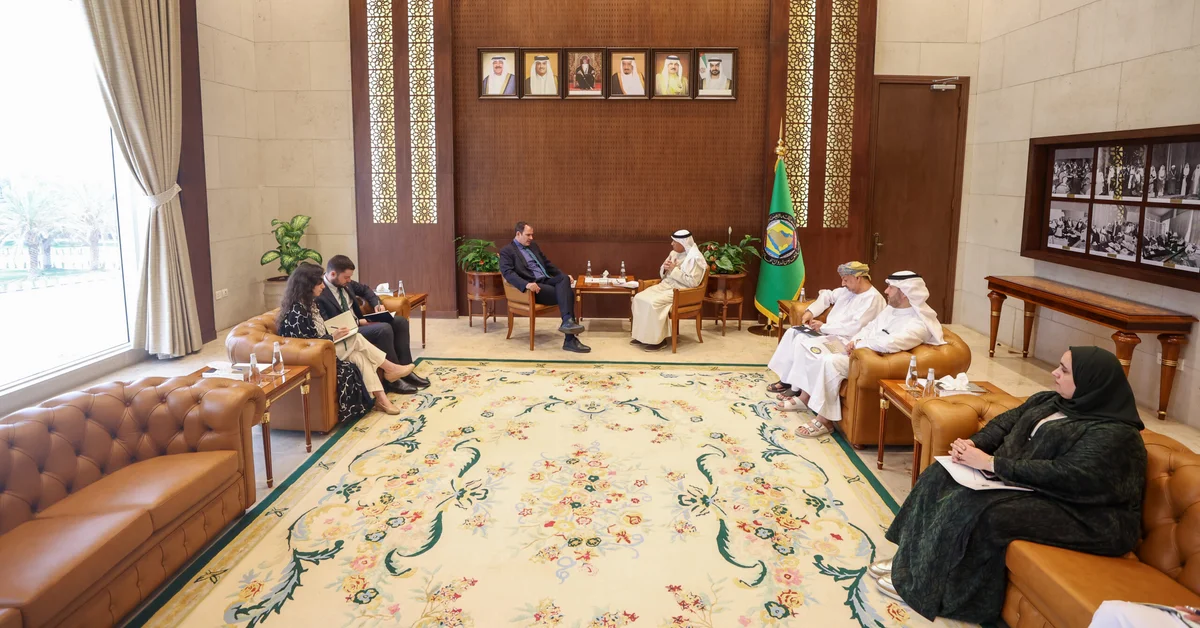 GCC Chief, New Zealand Ambassador to Saudi Arabia Discuss Free Trade Deal in Kuwait - Main Image
