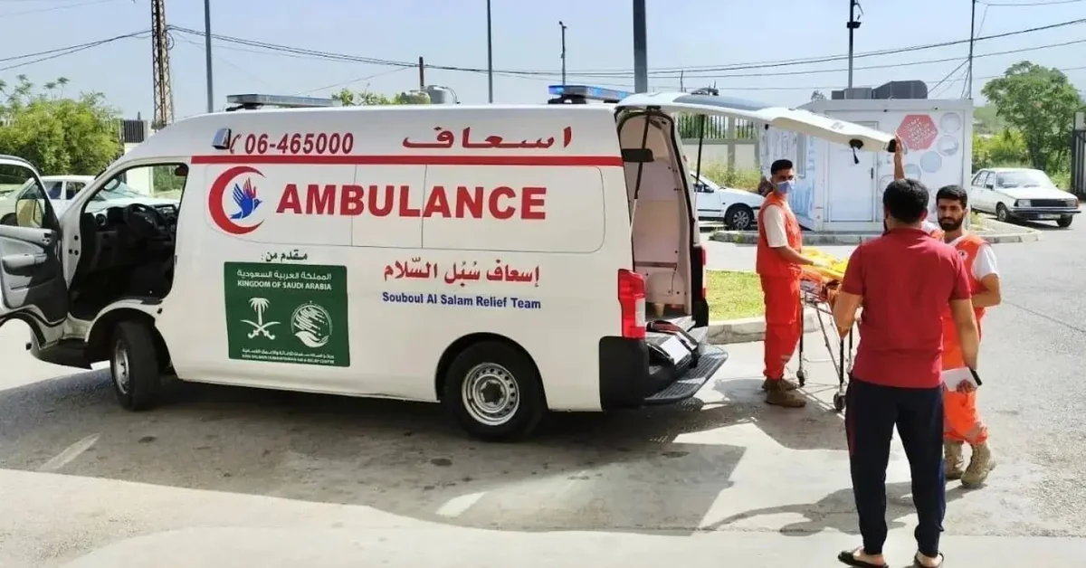 KSrelief-Funded Miniyeh Ambulance Service Carries Out 39 Missions in One Week - Main Image