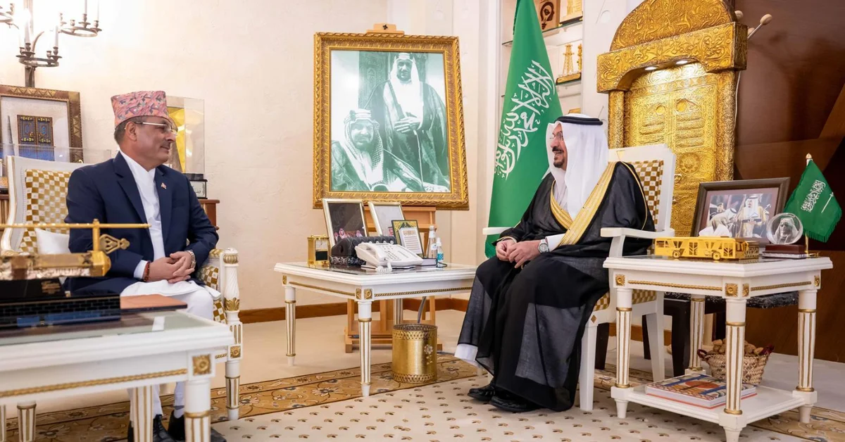 Qassim Governor Receives Nepalese Ambassador to Saudi Arabia - Main Image