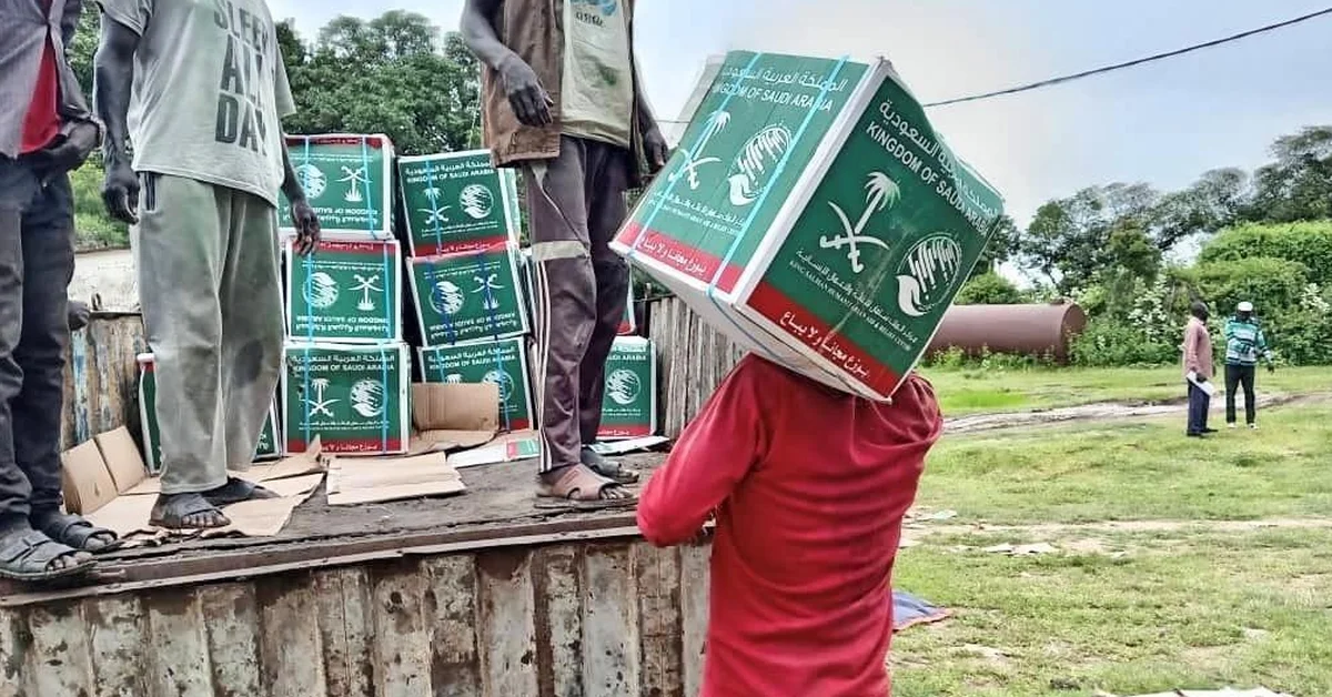 KSrelief Distributes 1,000 Food Baskets in Sudan - Main Image