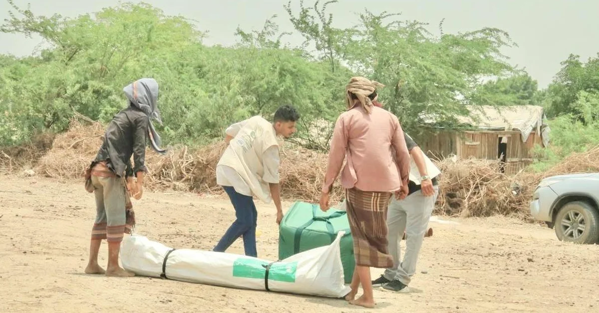 KSrelief Provides Emergency Shelter in Aden, Yemen - Main Image