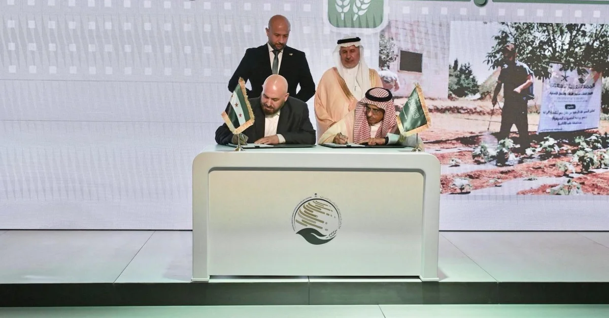 KSrelief Signs Agreement to Implement Seven Spikes Project in Northern Syria - Main Image