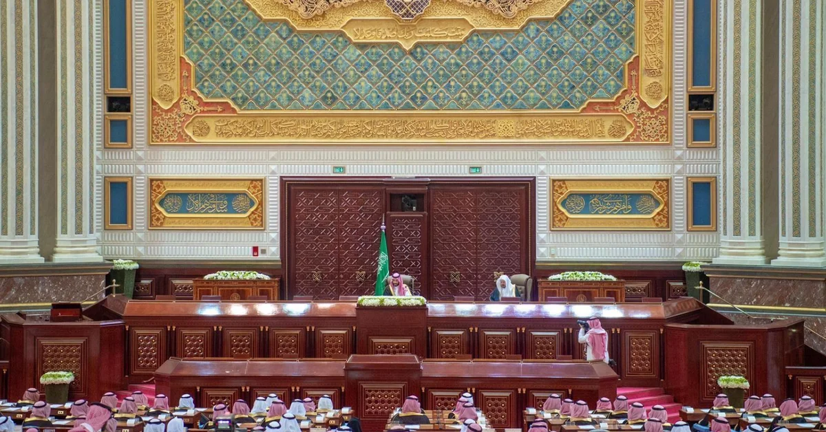 On Behalf of Custodian of the Two Holy Mosques, HRH Crown Prince Inaugurates 2nd Year of 9th Session of Shura Council - Main Image