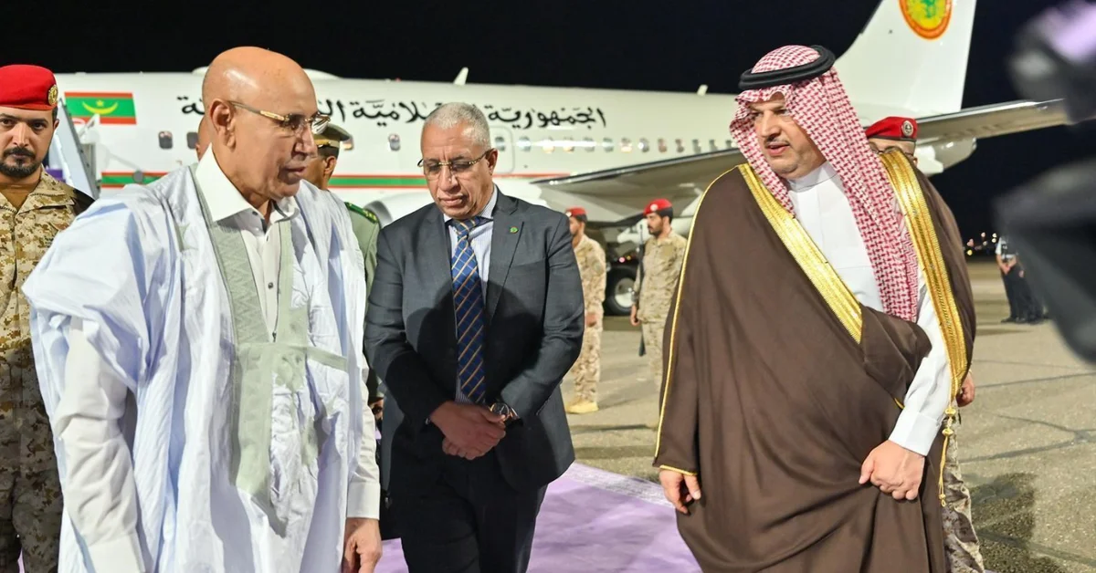 Mauritanian President Arrives in Madinah - Main Image