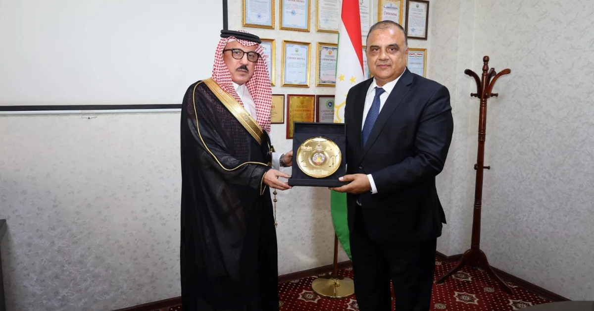 Saudi Ambassador to Tajikistan Meets with Chairman of Tajik Radio and Television Committee - Main Image