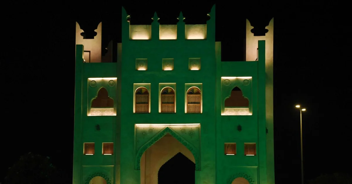 Al-Ahsa Adorns Itself in Green to Celebrate 95th Saudi National Day ‘Our Pride is in Our Nature’ - Main Image