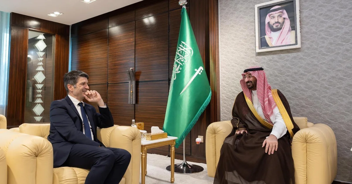 Minister of National Guard Receives French Ambassador to Saudi Arabia - Main Image