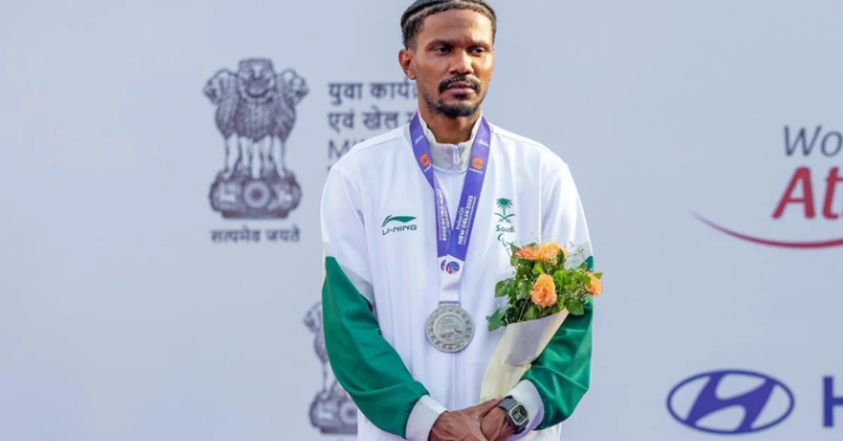 Saudi Hassan Dawshi Wins Silver in T20 Long Jump at World Para Athletics Championships - Main Image