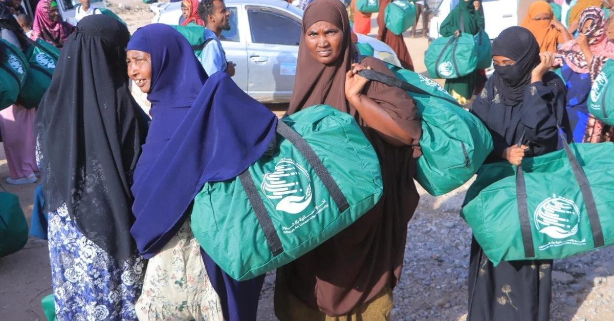 KSrelief Distributes 250 Shelter Aid Packages in Somalia's Maroodi Jeex - Main Image