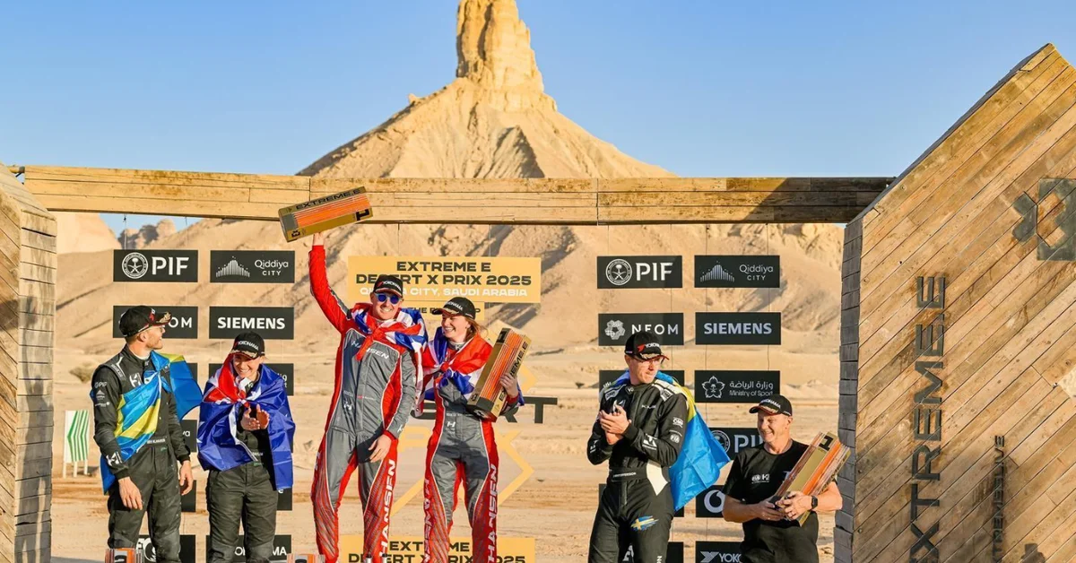 Team Hansen Wins First Place in 2025 Extreme E Finale Held in Qiddiya - Main Image