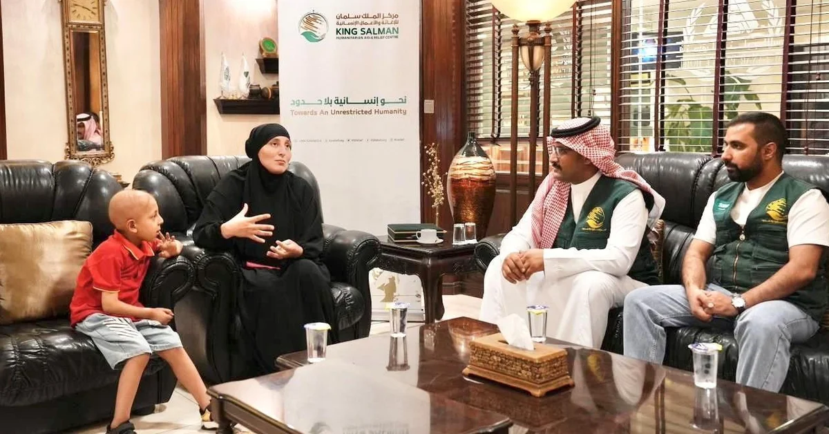 KSrelief Takes Lead in Treating Child with Neuroblastoma Cancer in Gaza - Main Image