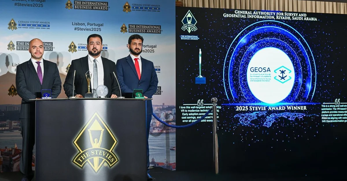GEOSA Wins Gold Stevie Award for Geospatial VR Training Program - Main Image